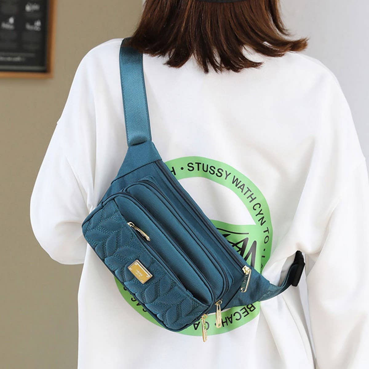 SPORTS WAIST BAG CASUAL CROSSBODY SHOULDER BAG_CWASC1747