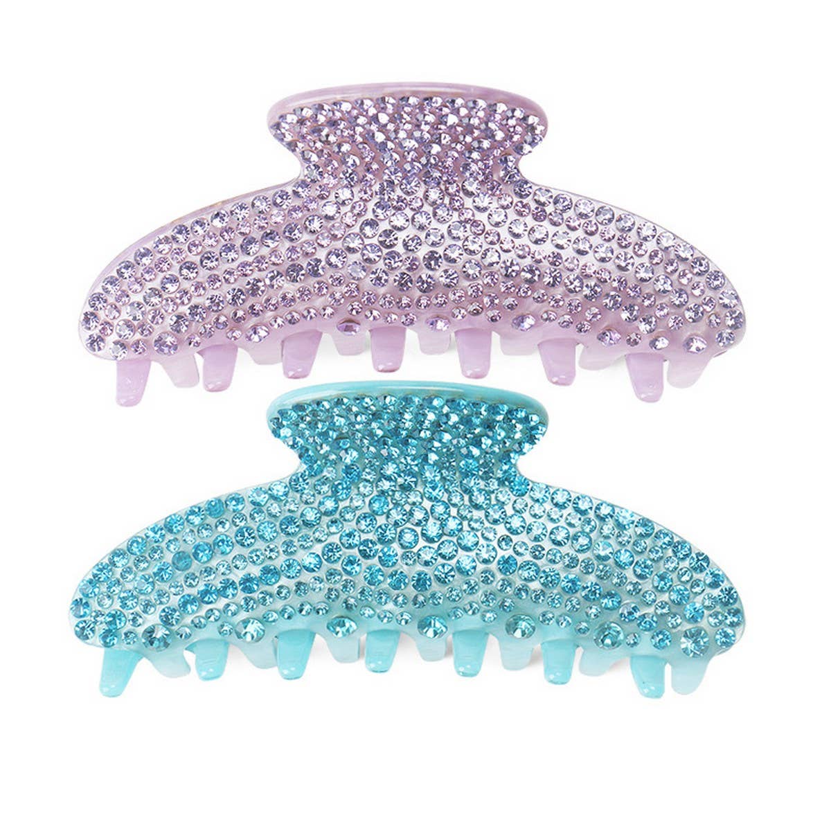 FULL DIAMOND ACRYLIC GRAB CLIP DIAMOND SHARK CLIP