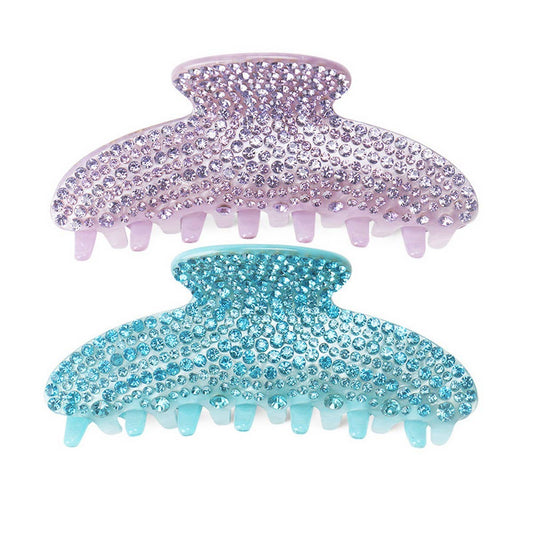 FULL DIAMOND ACRYLIC GRAB CLIP DIAMOND SHARK CLIP