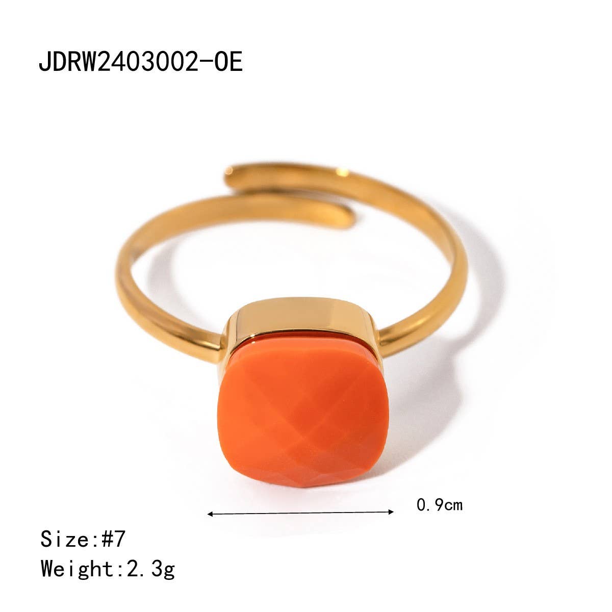 SIMPLE AND STYLISH GEOMETRIC OPEN RING