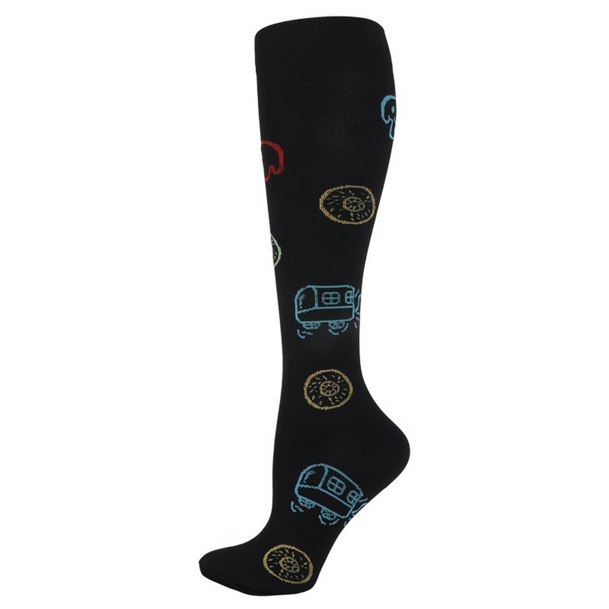 WOMEN'S CYCLING SPORTS LONG COMPRESSION SOCKS