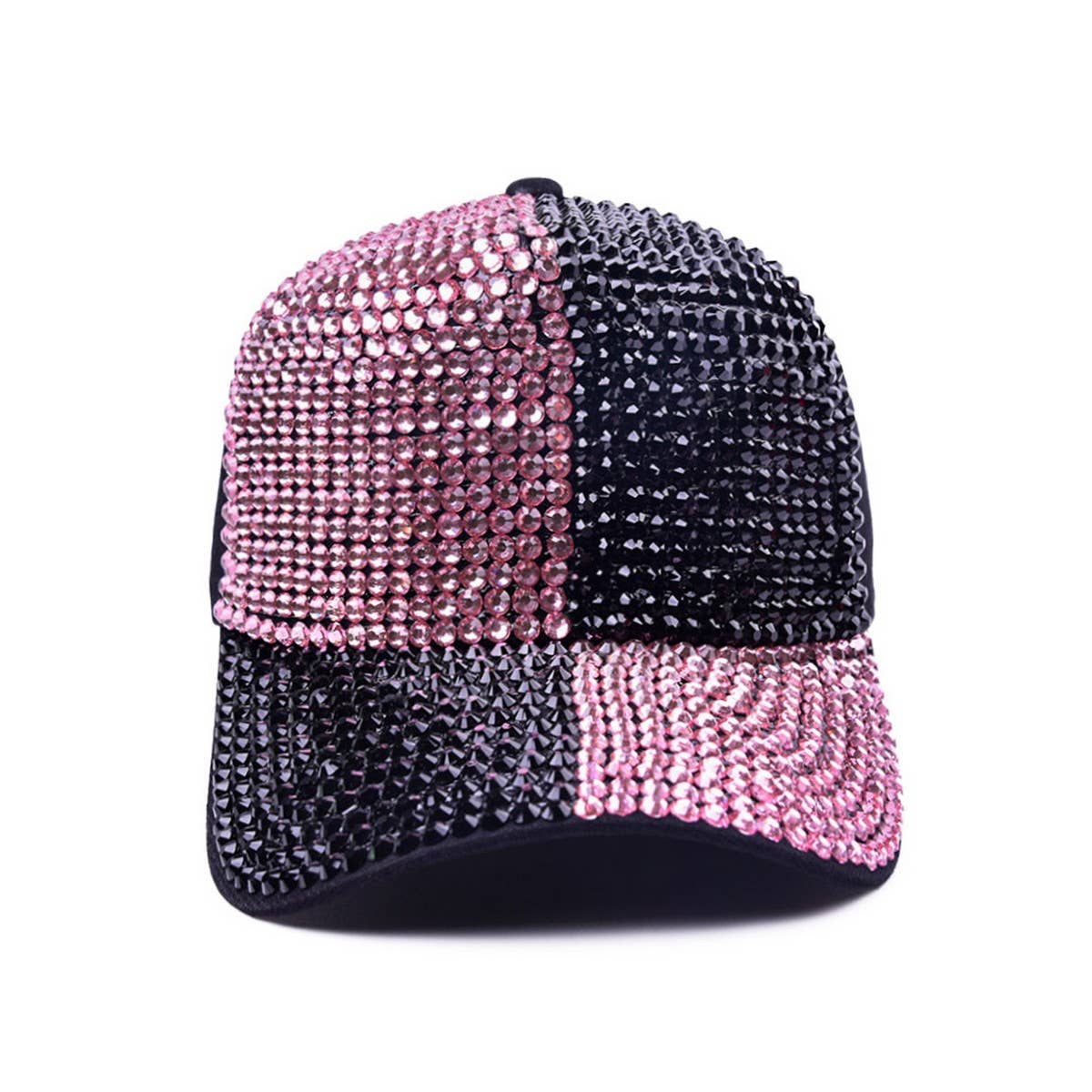Summer Bling Baseball Cap - Stylish Rhinestone Hat CWAH1236