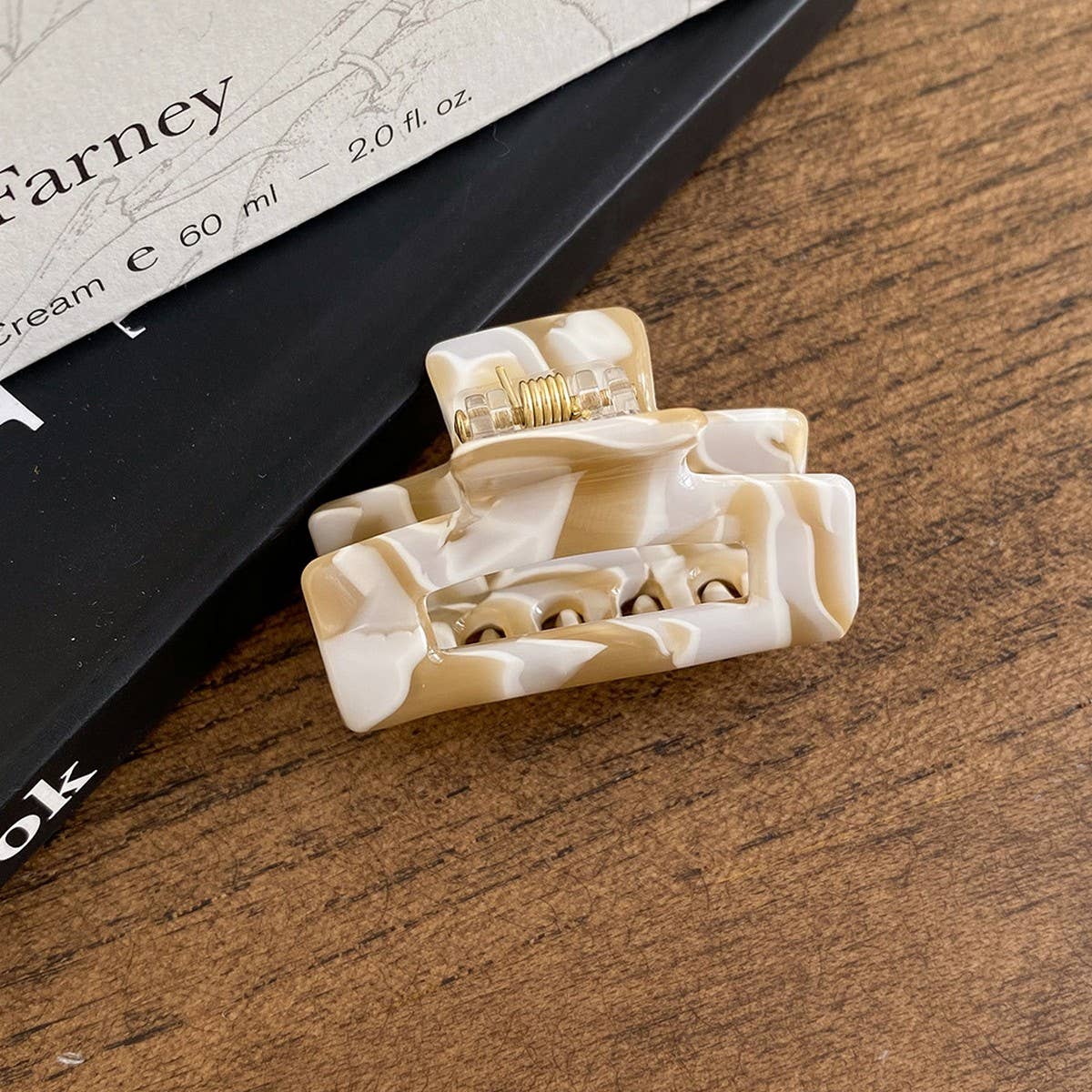 Rectangular Vintage INS Style Medium Hair Clip_CWAHA5749