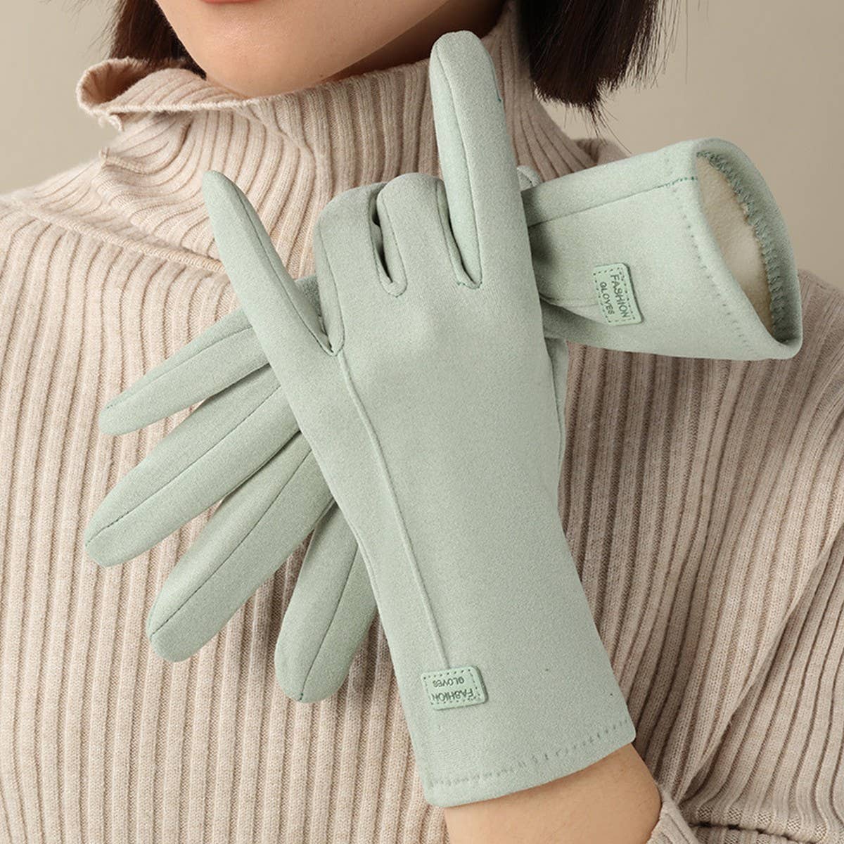 WARM OUTDOOR CYCLING FASHION CUTE GLOVES_CWMM1533