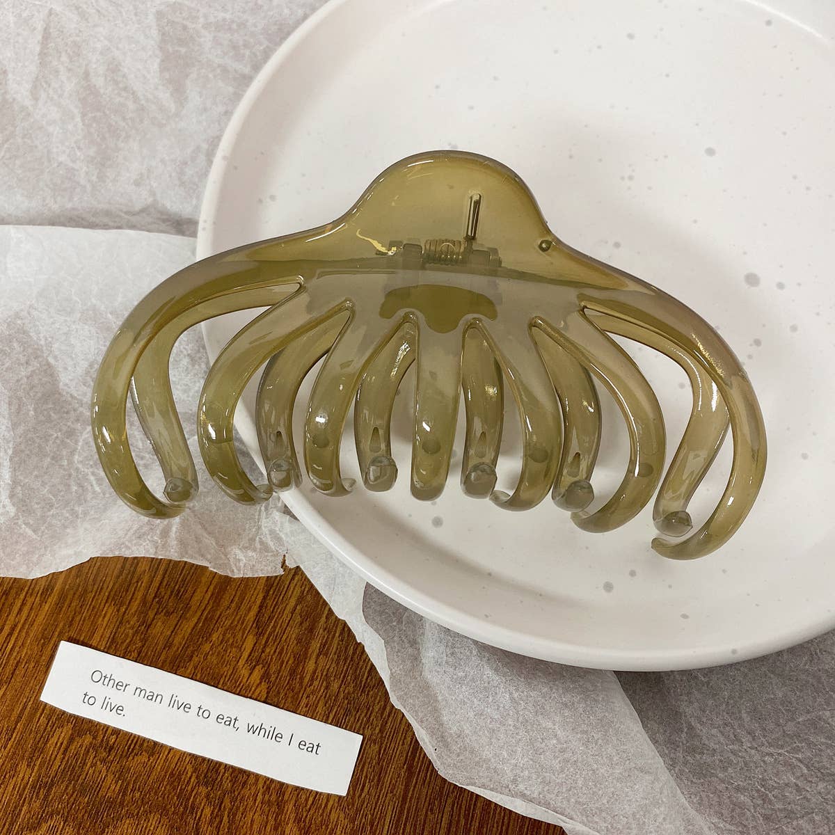 Super-large transparent acetic octopus gripper