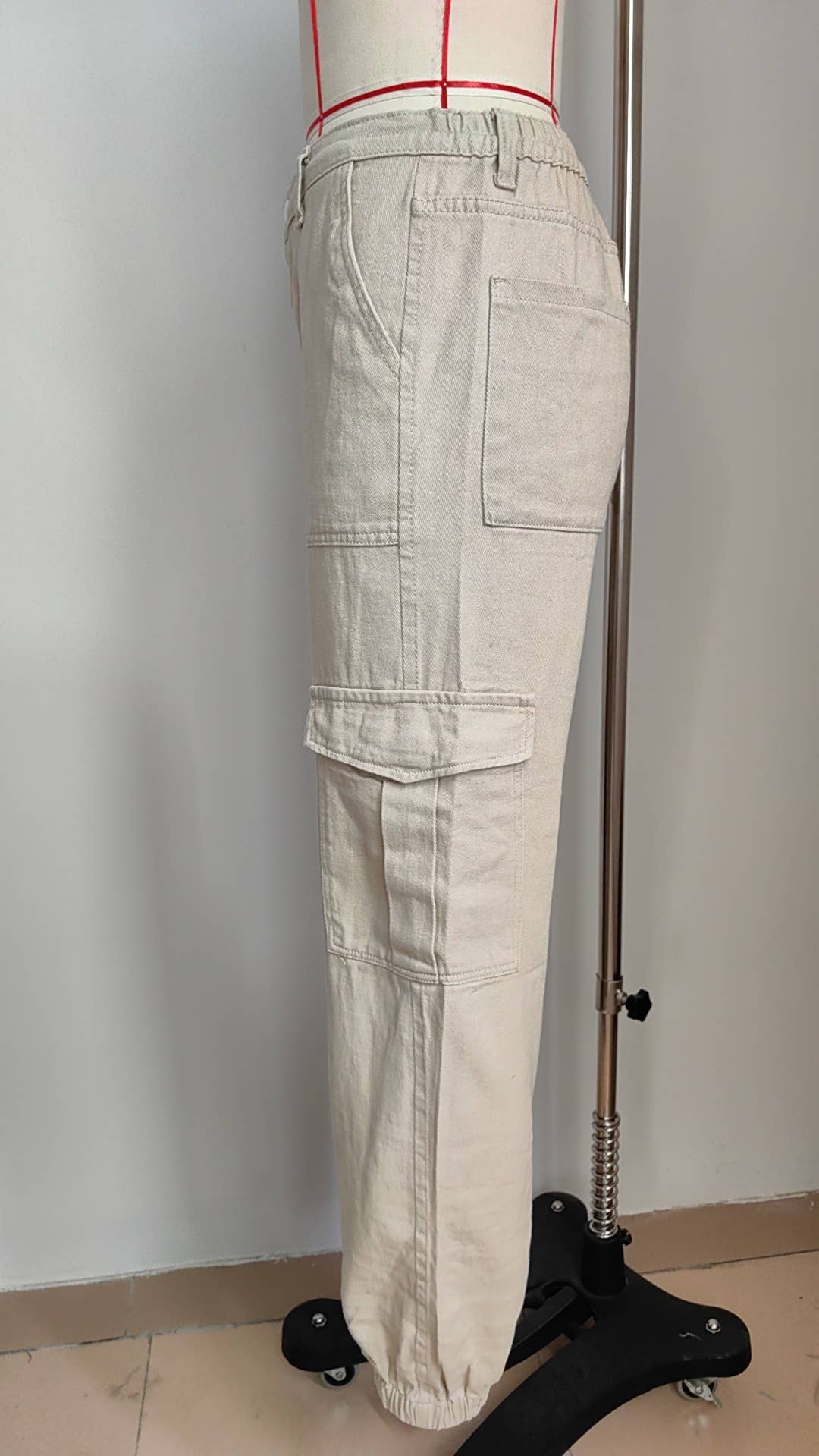 SEMI-ELASTIC PERSONALITY ALL-IN-ONE CARGO PANTS