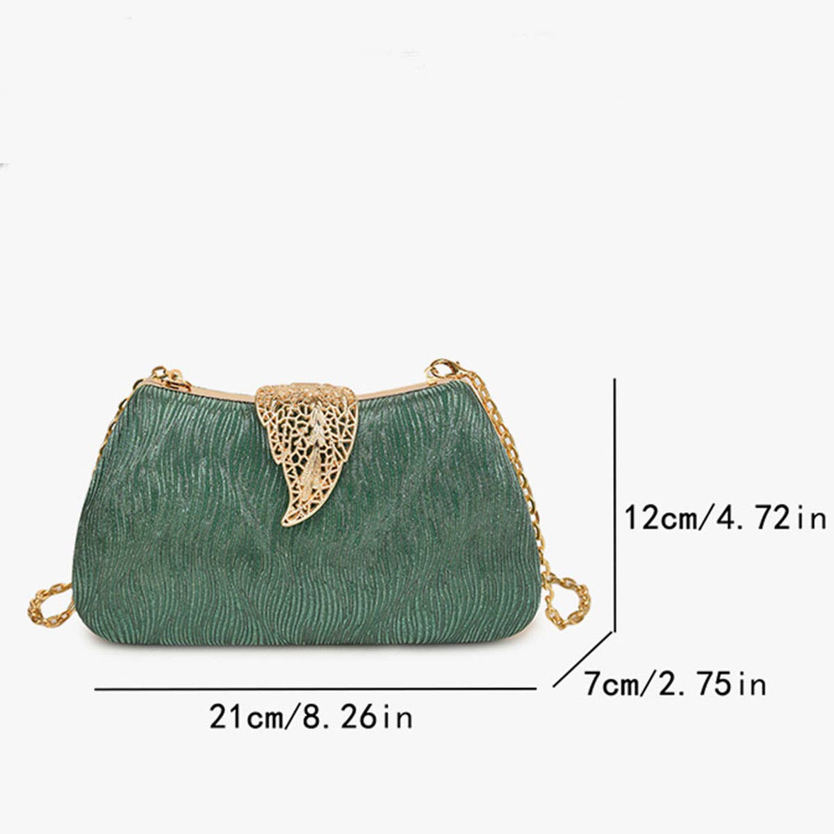 Fashionable shiny and versatile crossbody bag