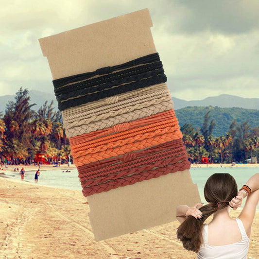 POPULAR BRAIDED BASIC PONYTAIL HAIR SCRUNCHIES_CWAHA2727