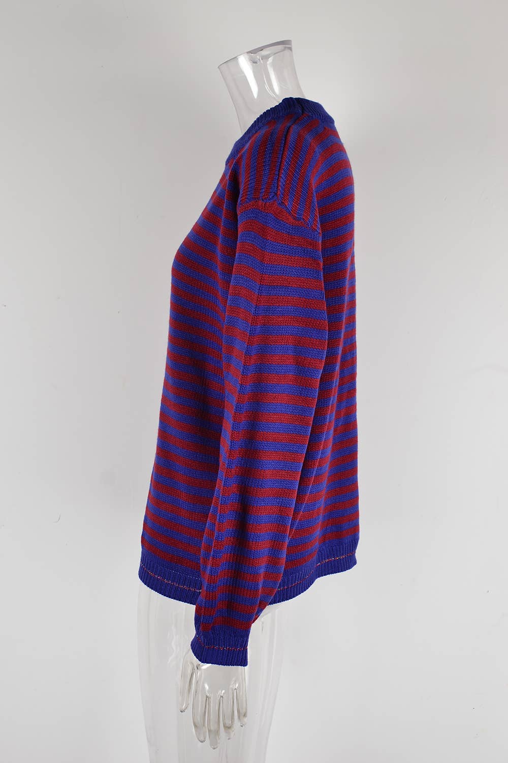 STRIPED CROSS-BORDER LONG-SLEEVED WOMEN KNITWEAR