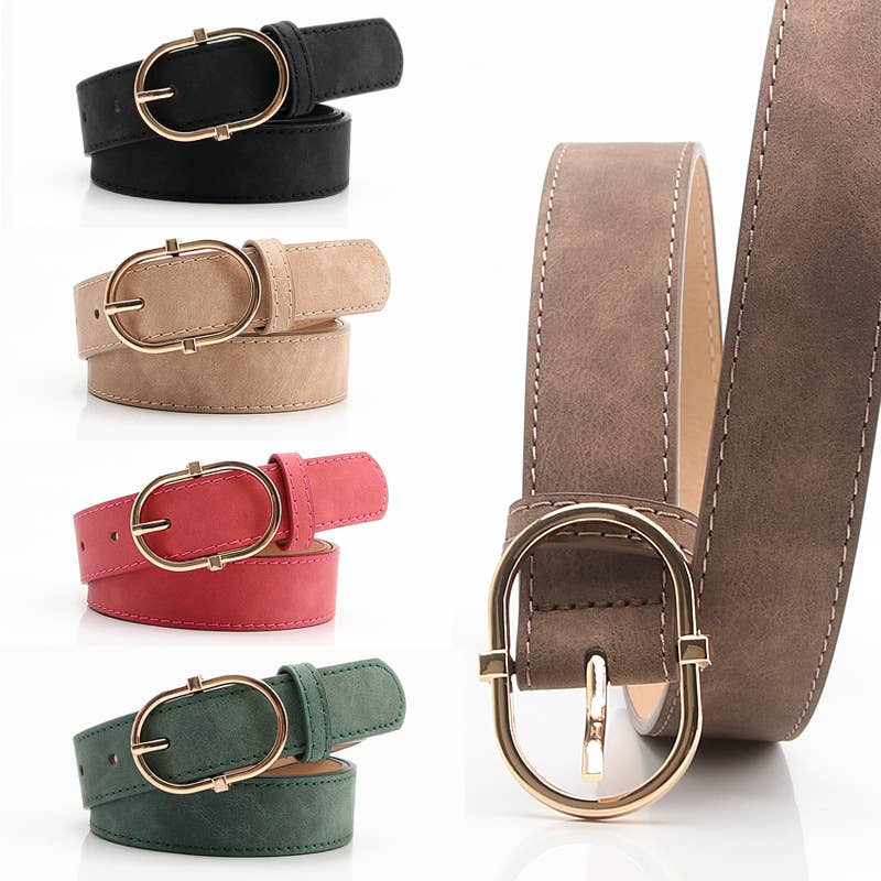 Alloy pin buckle Soft and comfortable jeans belt