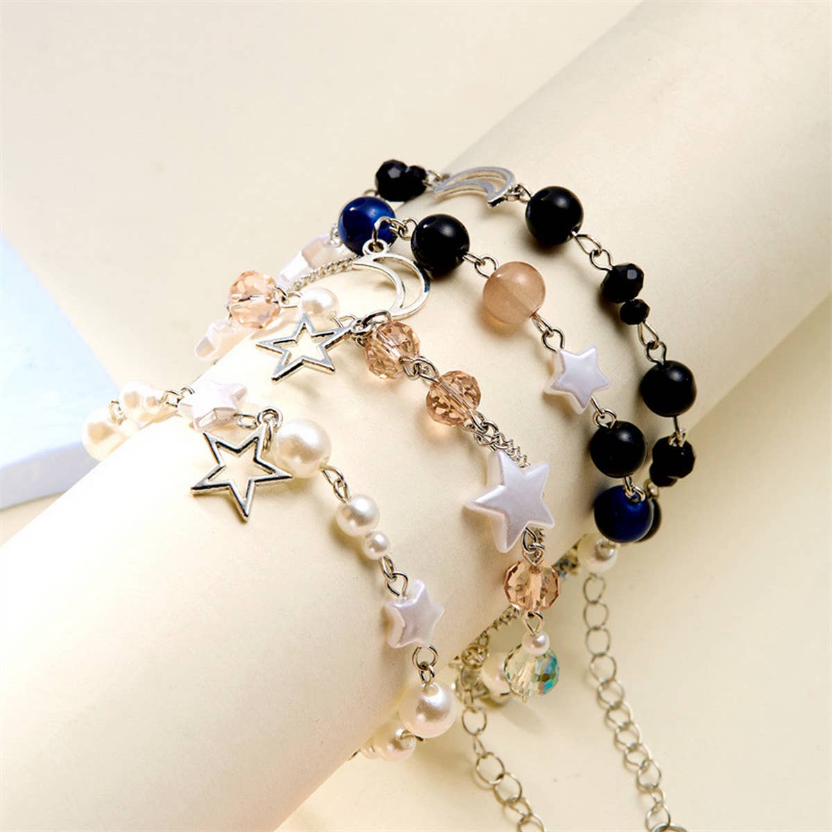 FASHION PERSONALITY SUN MOON BRACELET_CWAJE2418