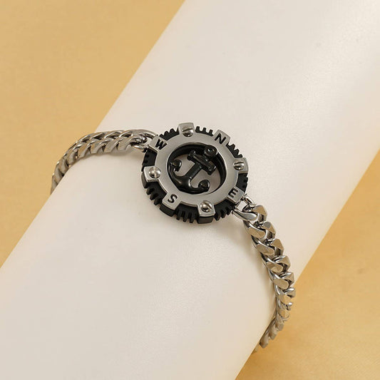 Fashion personality round anchor bracelet