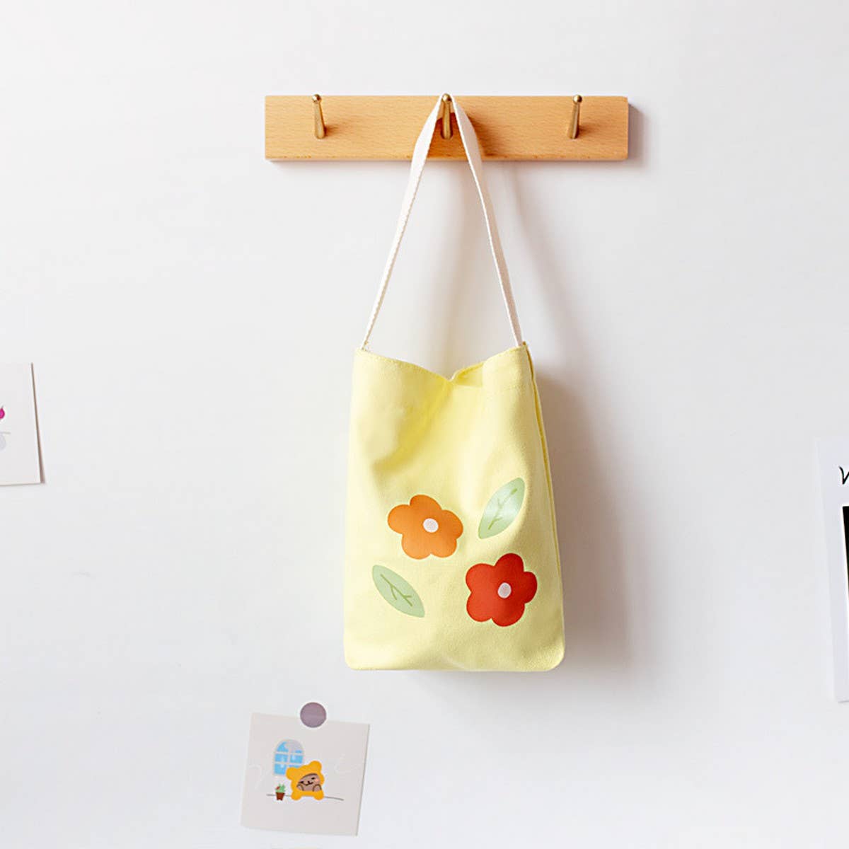 Canvas Tote for Drinks & Phone ??Summer Style_CWAB5604