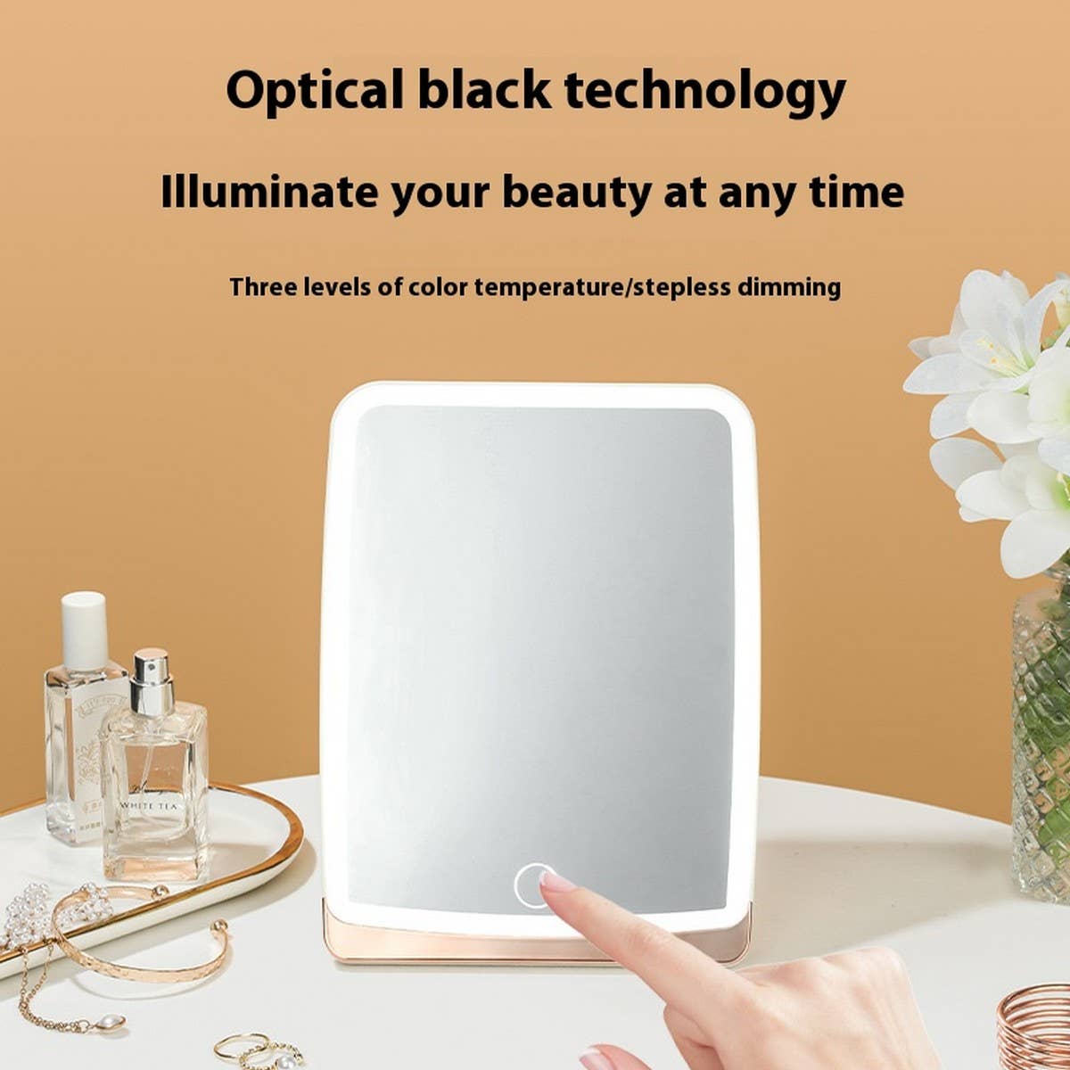 TABLET CHARGING LED MAKEUP MIRROR