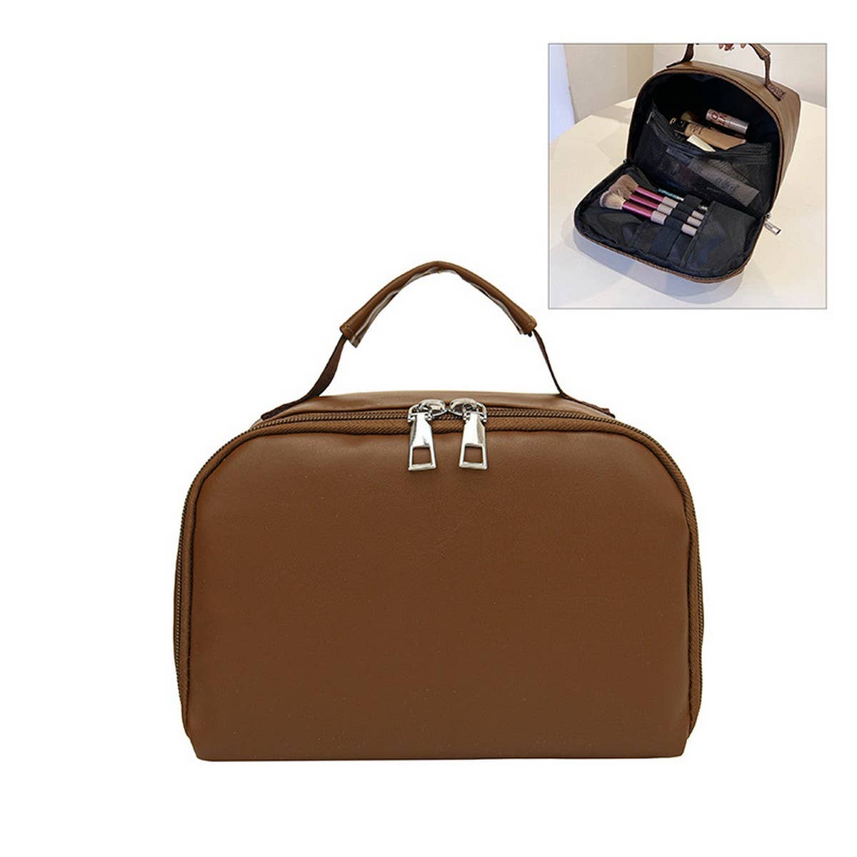 NEW FASHION PU LARGE CAPACITY COSMETIC BAG_CWAB4447