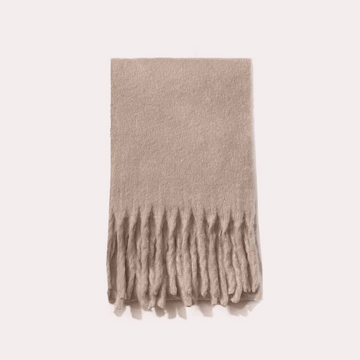 Wool Blend Solid Scarf ??Soft Warm Winter Wrap_CWASC2319