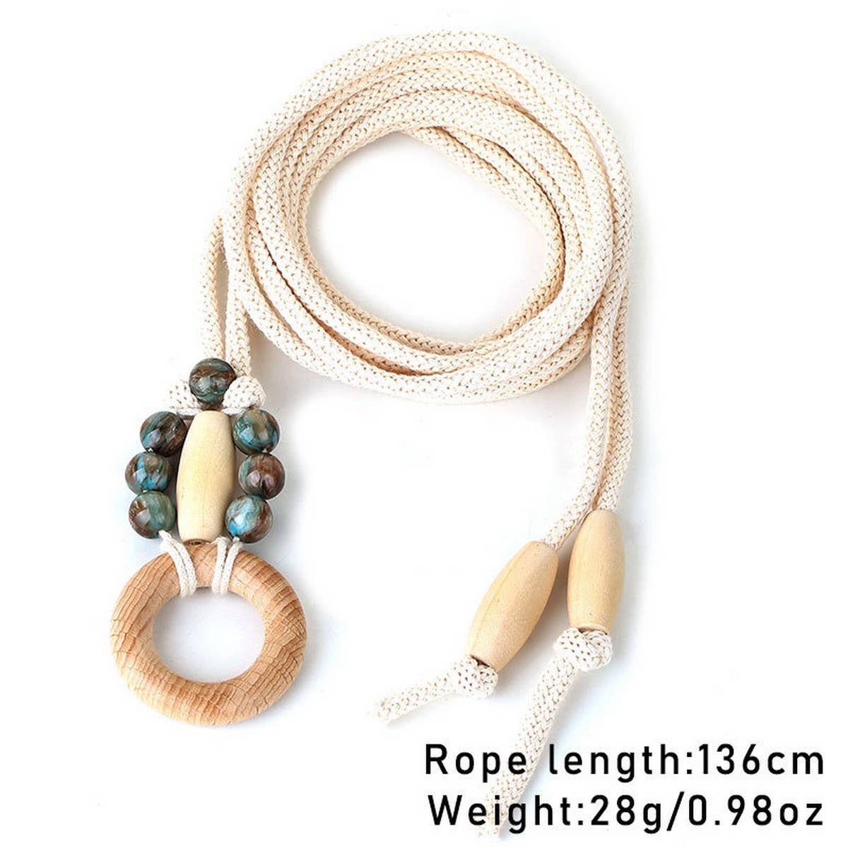 Braided Double Layer Waist Belt for Dresses_CWMM6412