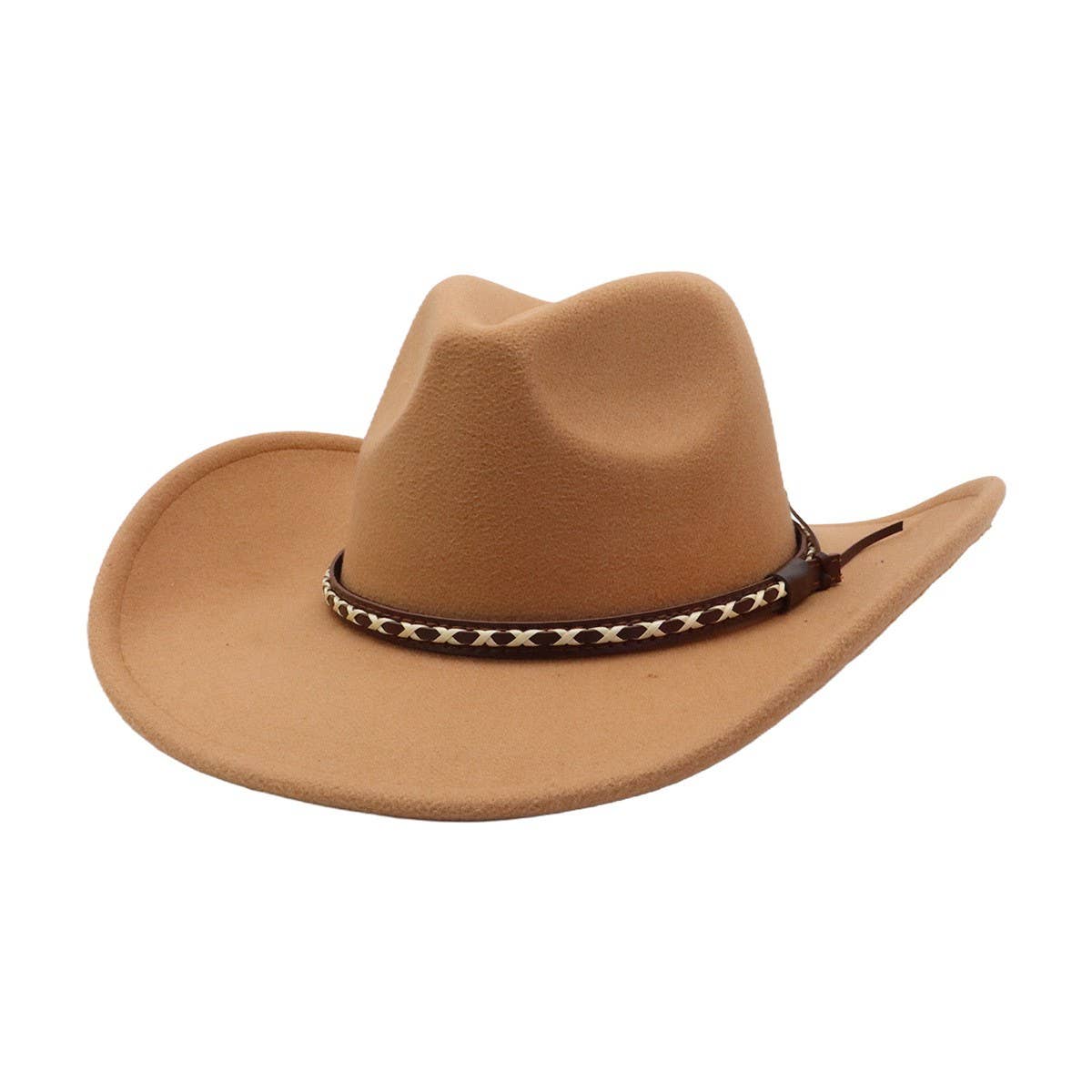 Ethnic Style  Felt Cowboy Western Hat_CWAH04410