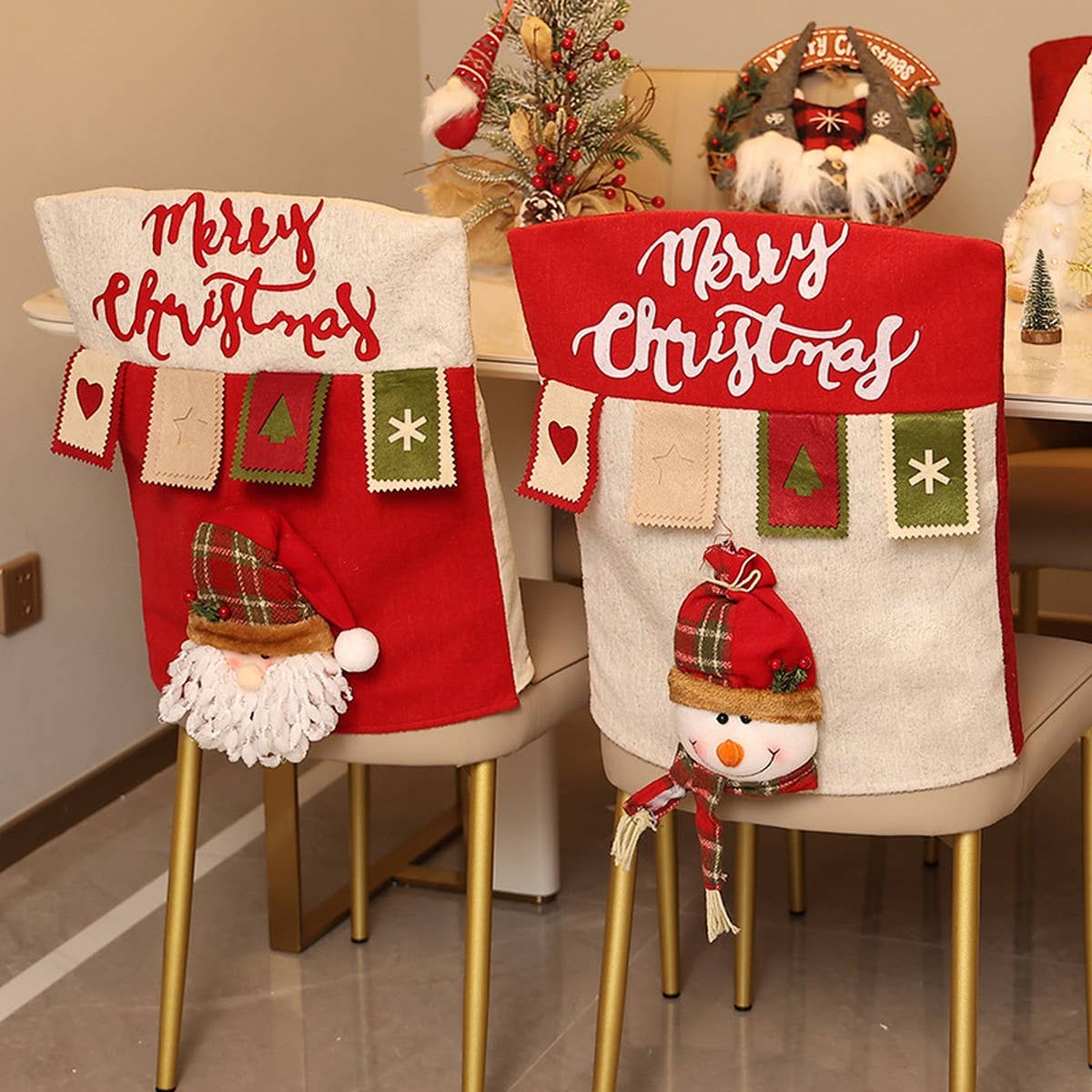 CWMM9418_CHRISTMAS CARTOON COLORFUL 3D DOLL CHAIR SET