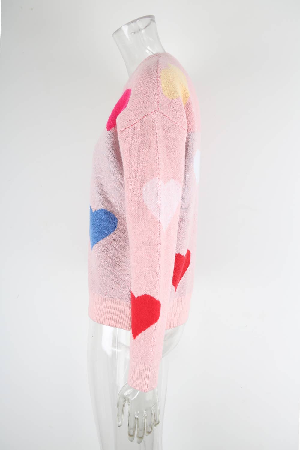 Valentine's Day small heart pullover sweater