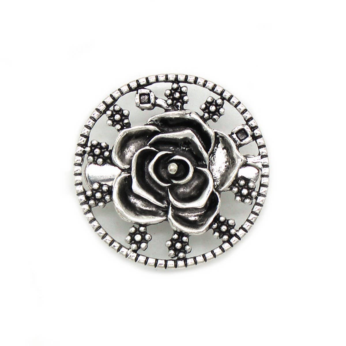 NEW COLLAR CLIP RETRO FLOWER CARDIGAN SHAWL CLIP