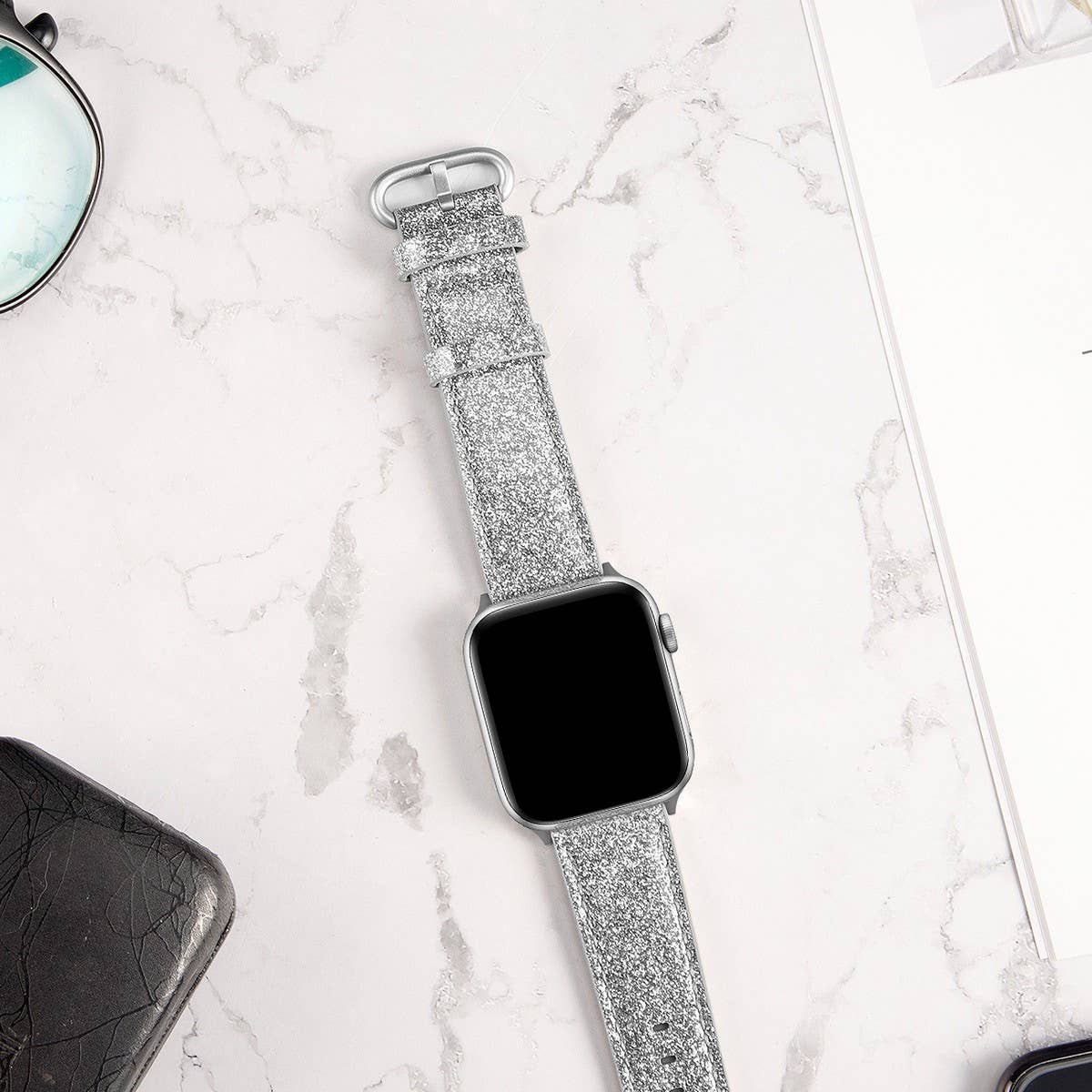 APPLE WATCH/IWATCH GLITTER CLASSIC BUCKLE STRAP_CWWW0082