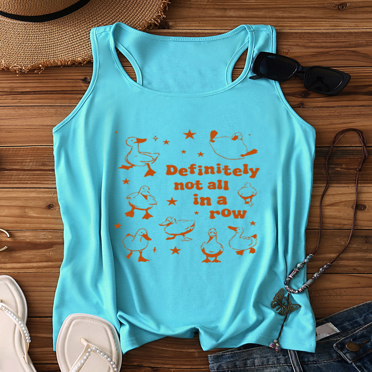 Cute Summer Racerback Tank Top for Women