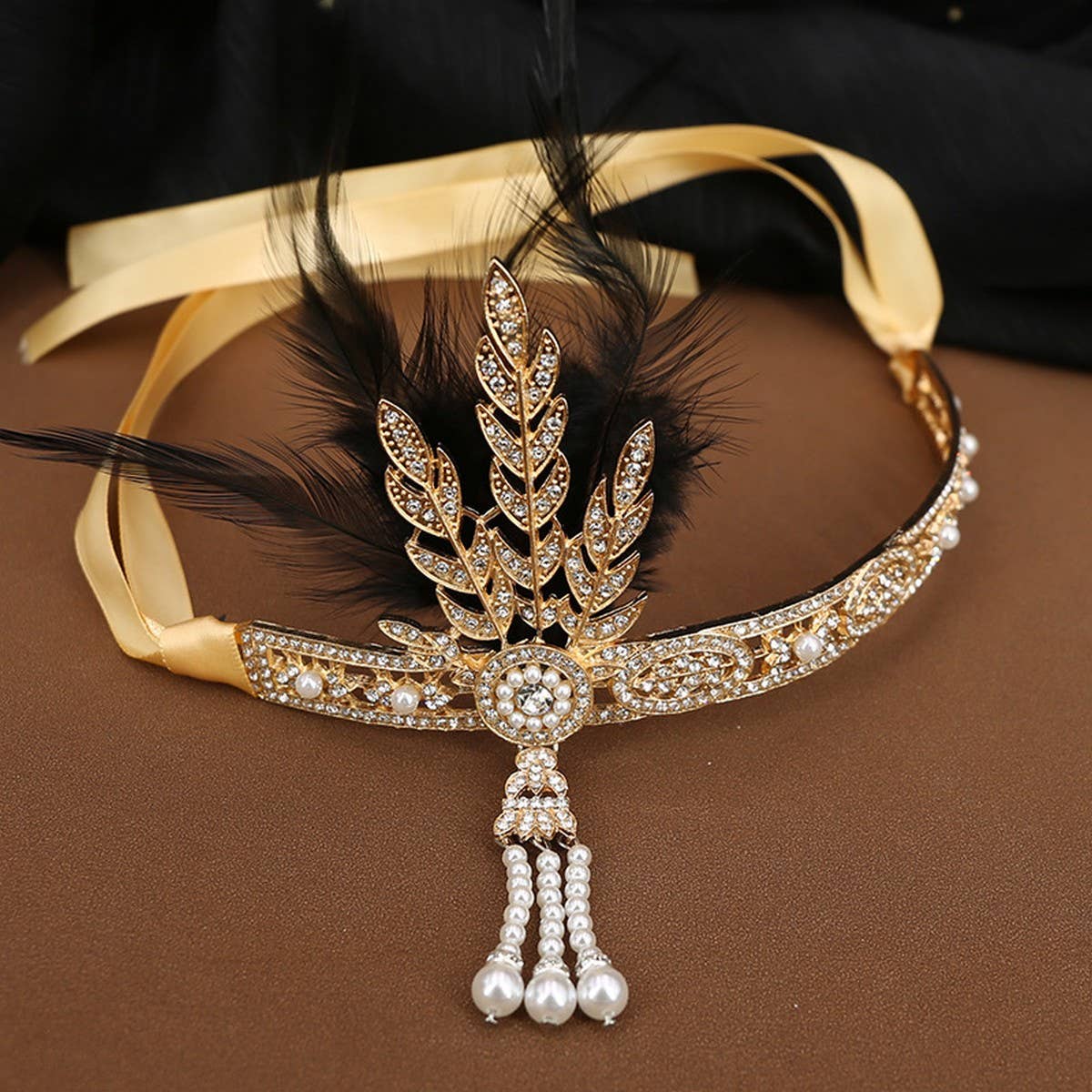 GATSBY JEWELRY CROWN SAME STYLE BRIDAL HEADDRESS
