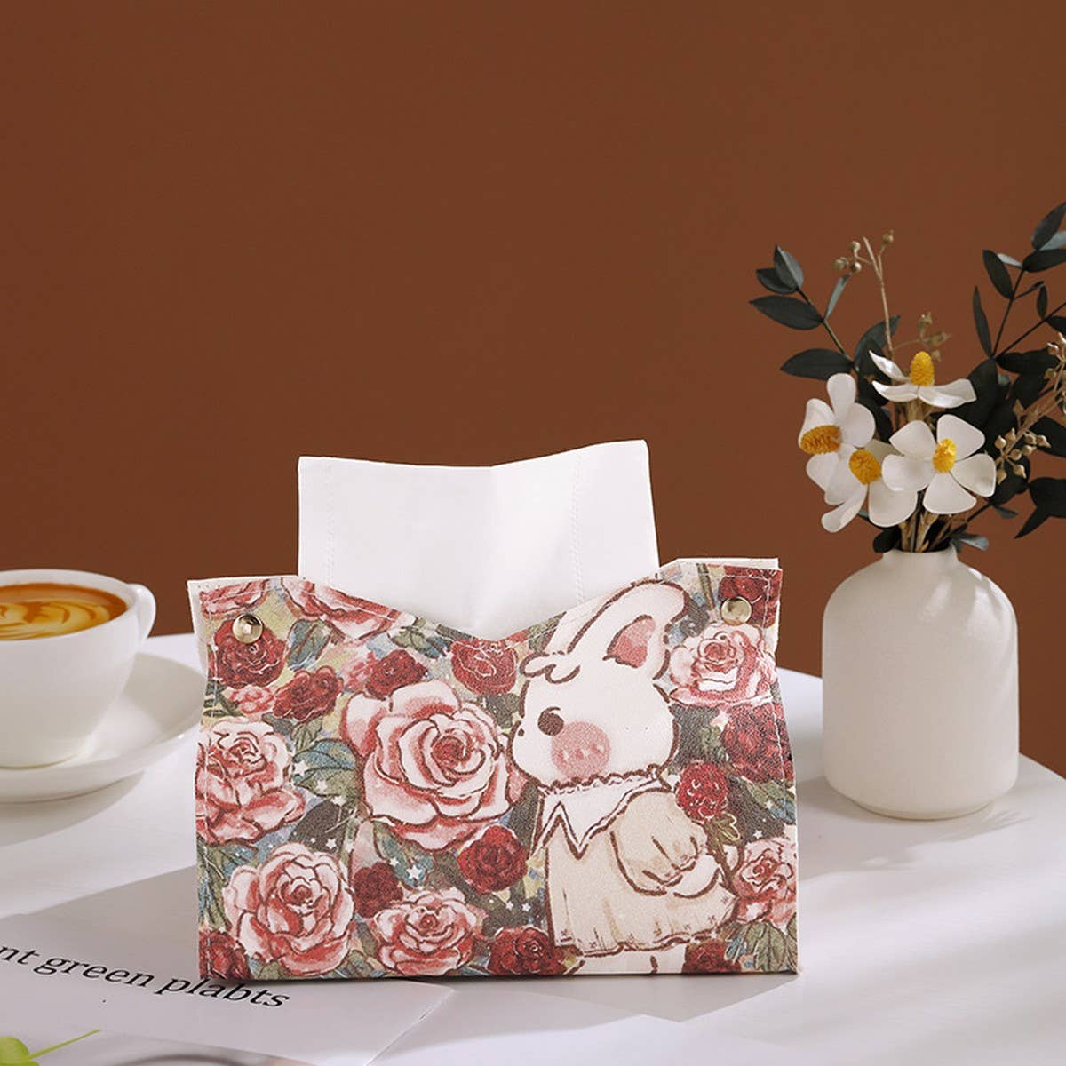 NEW HOUSEHOLD CUTE CARTOON RABBIT TISSUE BOX