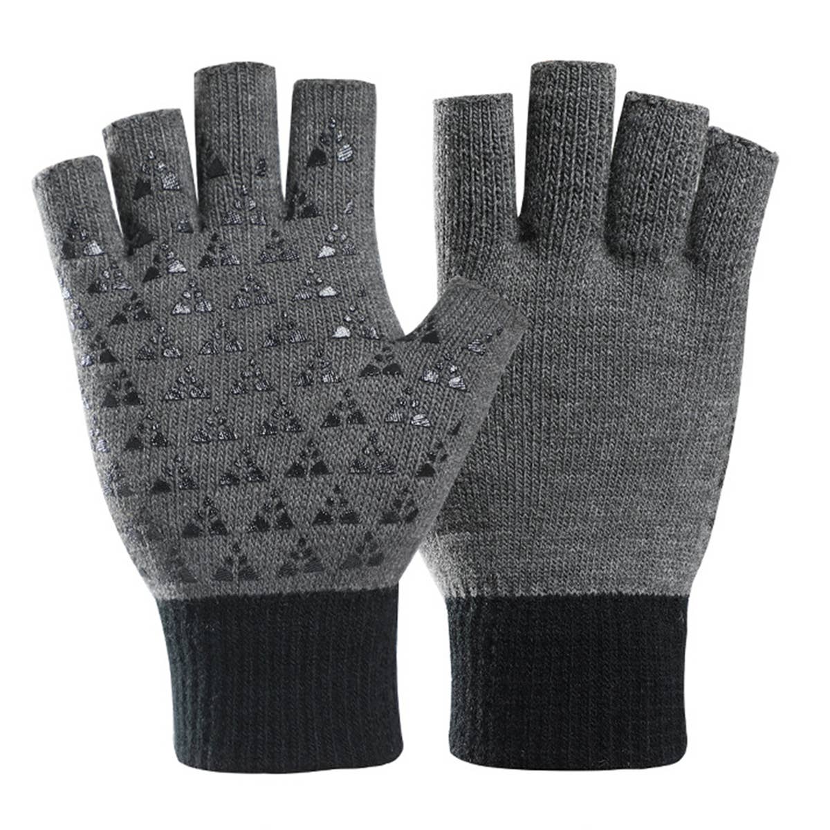 Unisex Fingerless Knit Gloves for Winter Typing_CWAG0525