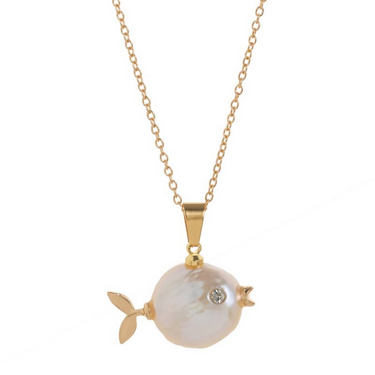 Clownfish & Pearl Necklace ? Ocean Kiss Pendant