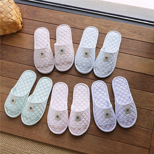 Cotton Soft Sole Anti-Slip Home Slippers