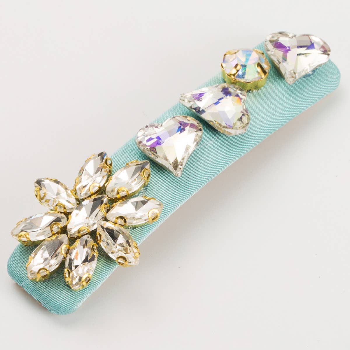 FASHIONABLE AND FRESH HEART DIAMOND SIDE HAIRPIN_CWAHA1768