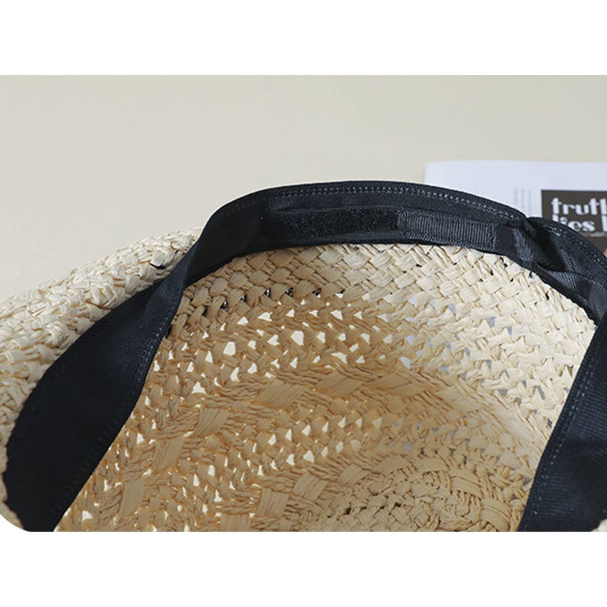 CASUAL WOVEN SUNSCREEN SMALL STRAW HAT,PANAMA HAT_CWAH1104