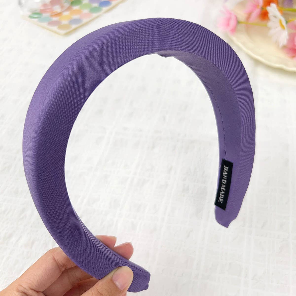 CANDY COLOR HIGH TOP TEMPERAMENT HEADBAND_CWAHA2082