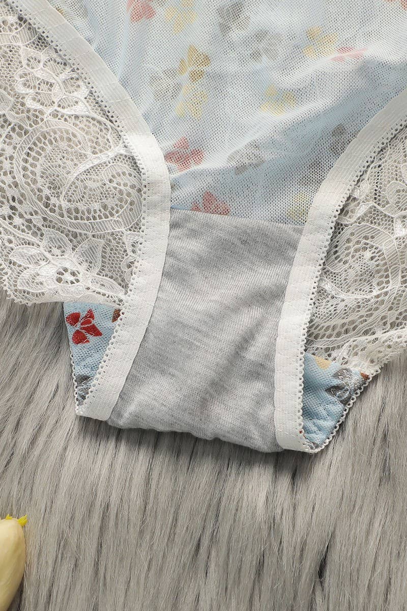 CWMU00306_LACE TRIANGLE SEAMLESS SEXY MID-RISE PANTIES