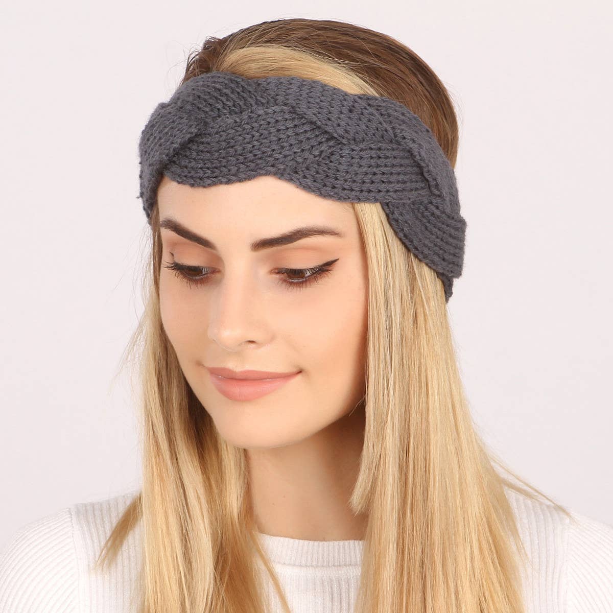 VINTAGE BRAID KNITTED HEADBAND