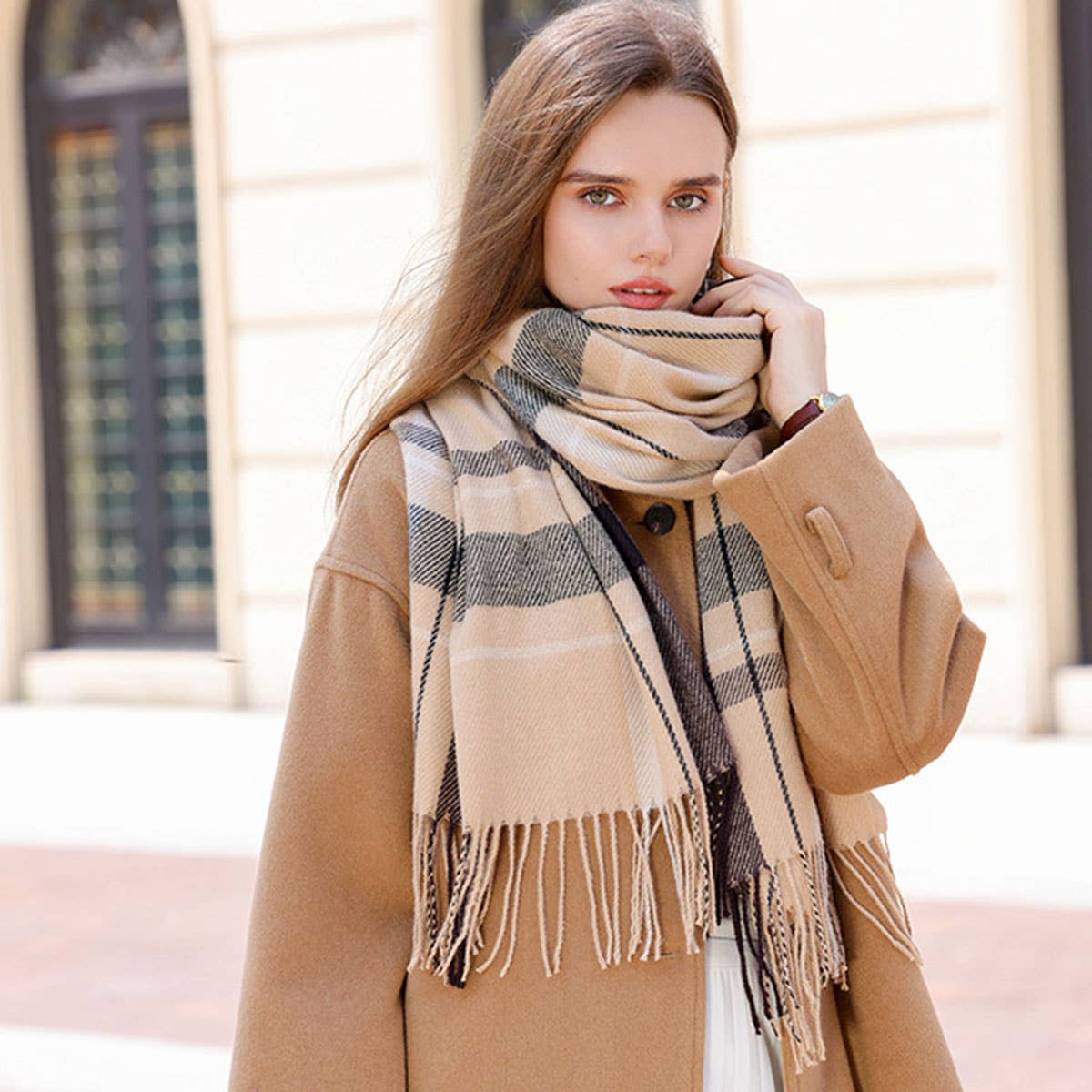 Faux Cashmere Scarf ? Cozy Winter Wrap for Couples