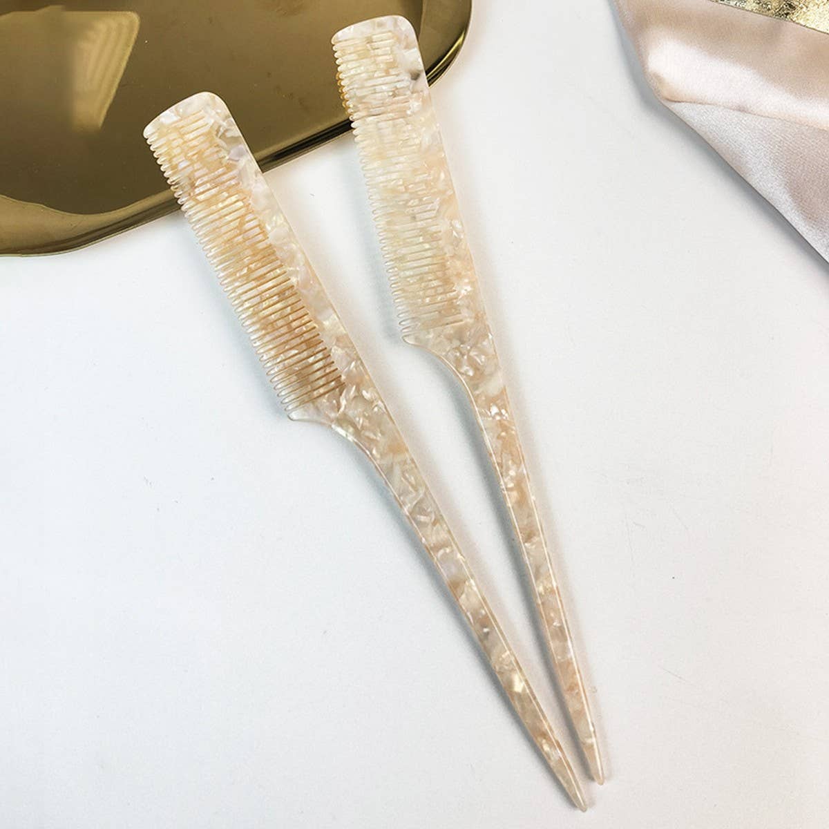 Acetate Anti-Static Tail Comb for Hair & Bangs_CWMM6438