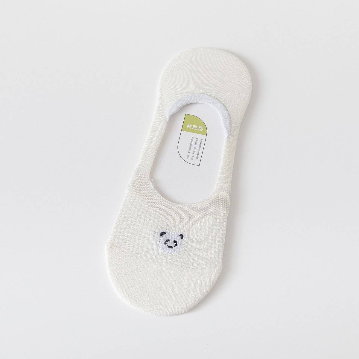 MESH CARTOON EMBROIDERED INVISIBLE SOCKS