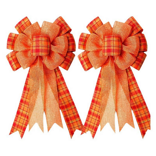 CWMM10217_ST. PATRICKS THANKSGIVING BOW HARVEST WREATH DECOR