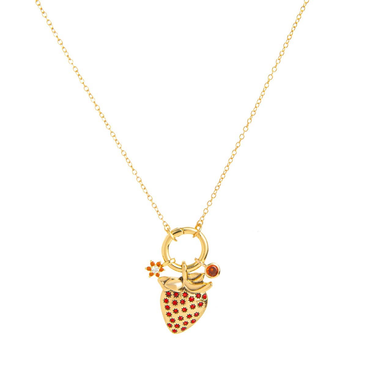 FASHIONABLE NICHE FRESH AND CUTE ZIRCON NECKLACE