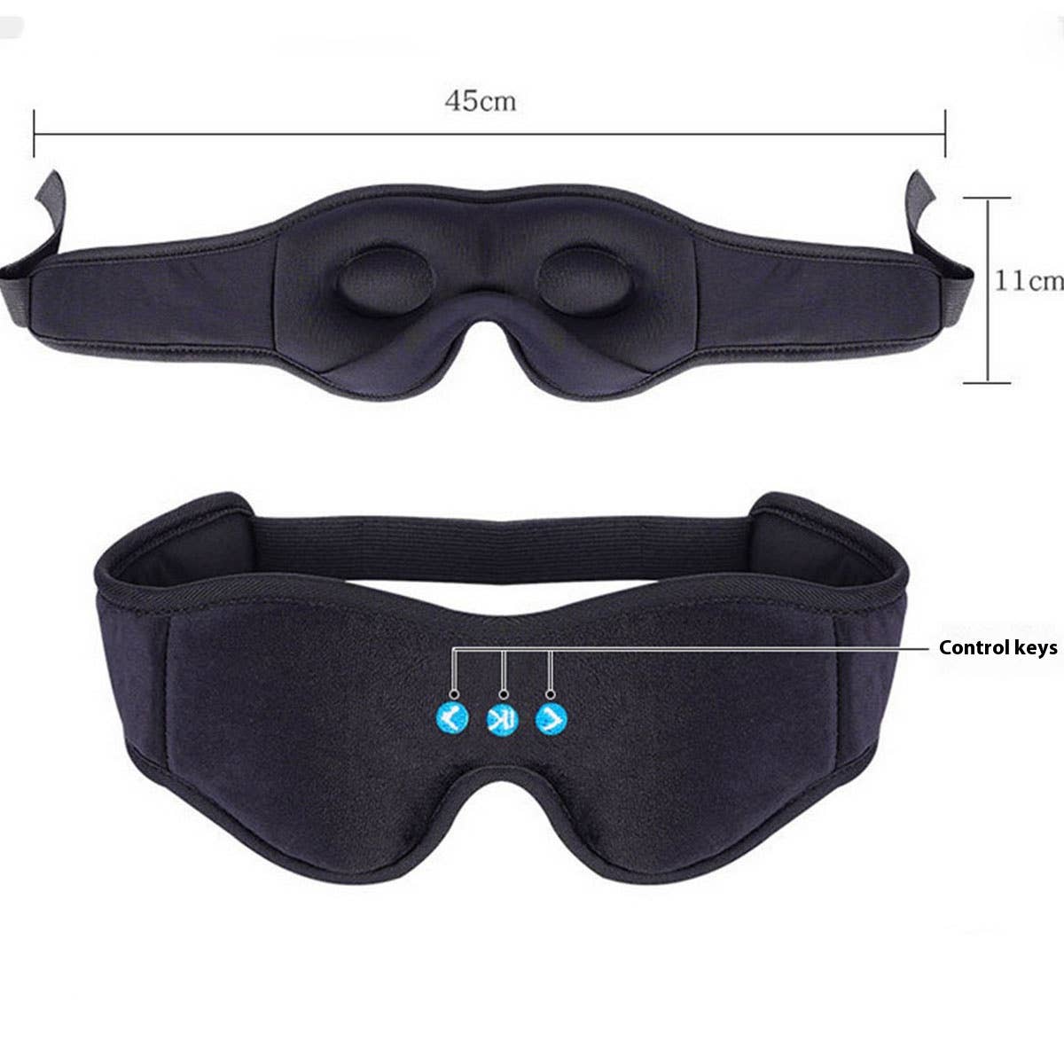 Bluetooth 5.3 Sleep Mask, Wireless & Lightproof_CWMM8046