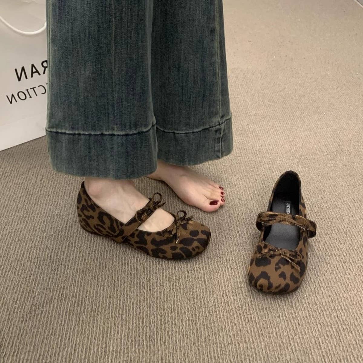 Silver Wedge Mary Jane Shoes with Bow