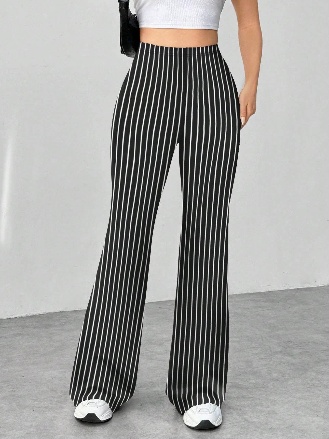 Thousand-bird high-waist slim-fit mini-pant