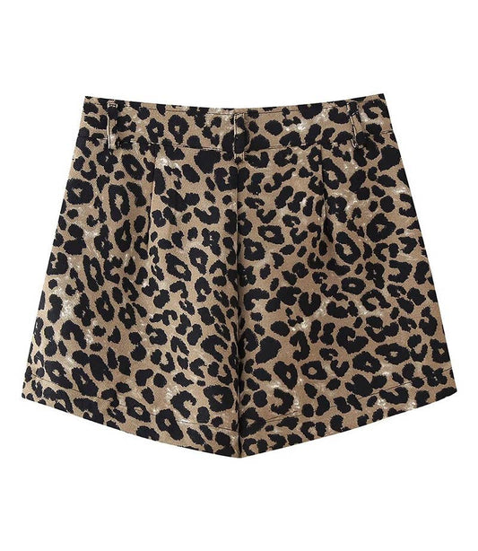 CWBSP0505_FASHION CASUAL SEXY ANIMAL PRINT SHORTS
