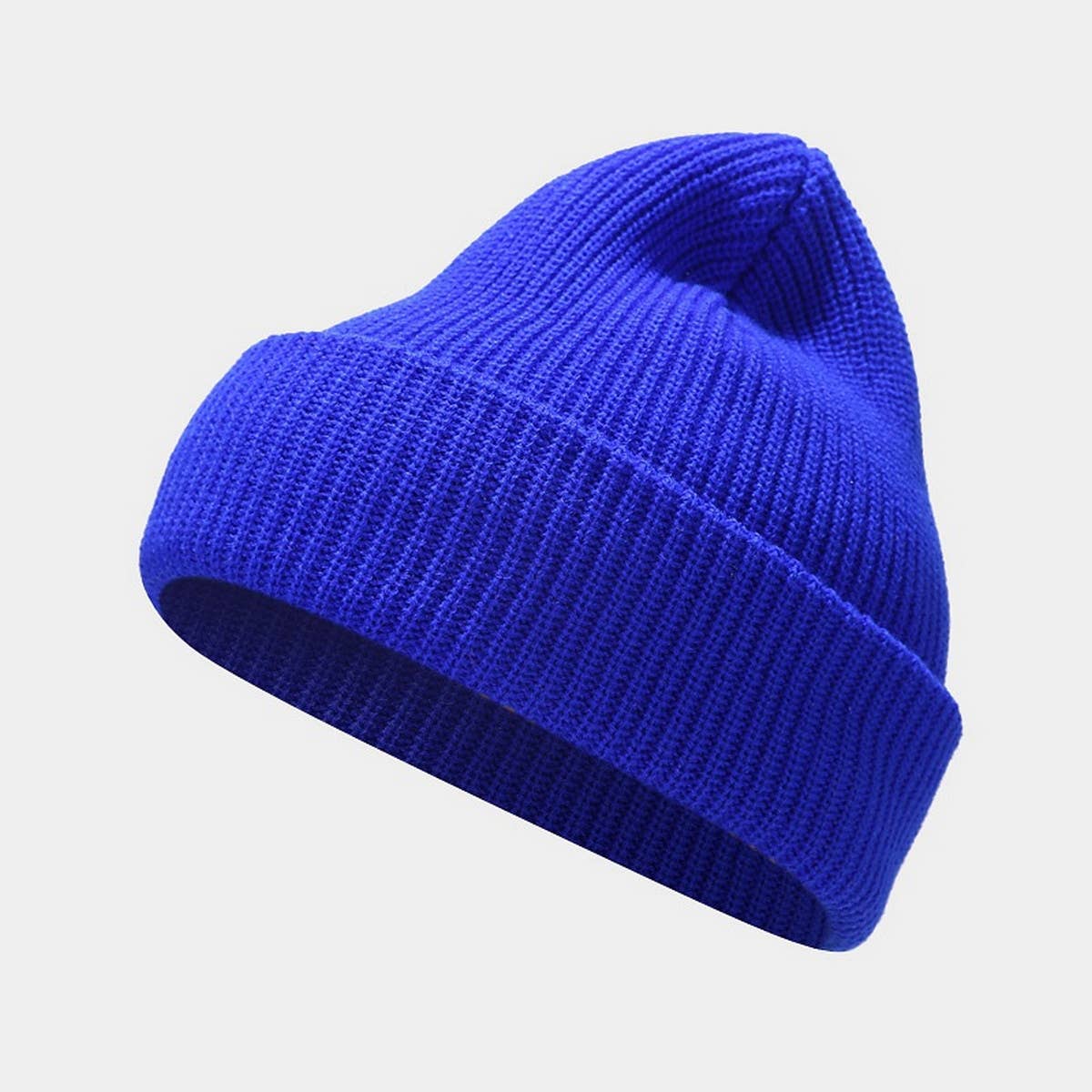 SIMPLE WOOL KNITTED HAT_CWAH1585