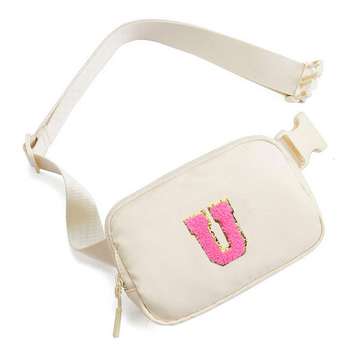 Nylon Letter Belt Bag??Adjustable Sport Waist Pack_CUAB0281