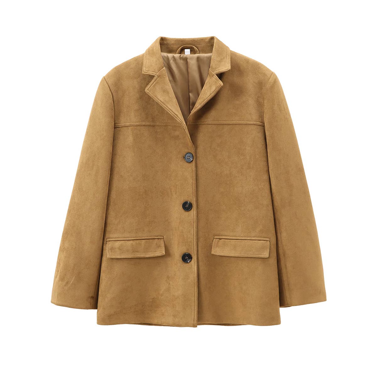 SINGLE-BREASTED ALL-IN-ONE LAPEL SOLID SUIT