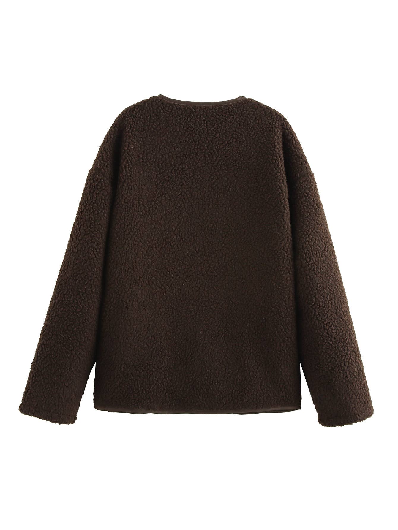 VINTAGE PERSONALITY DESIGN SENSE LAMB WOOL COAT